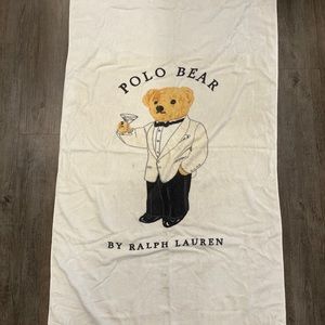 90’s Tuxedo Polo Bear Beach Towel